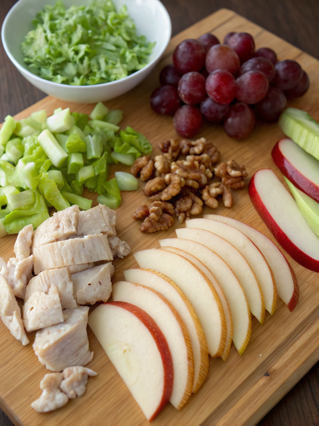 Waldorf Chicken Salad ingredients